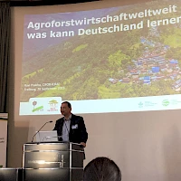 Impressionen vom 9. Forum Agroforstsysteme vom 27.-28.09.2023 in Freiburg