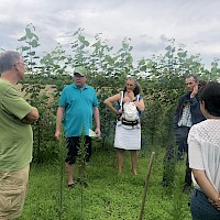 Project meeting on 14th of July 2021 at Domin's farm