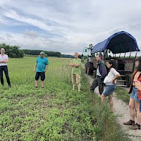 Project meeting on 14th of July 2021 at Domin's farm