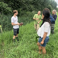 Project meeting on 14th of July 2021 at Domin's farm